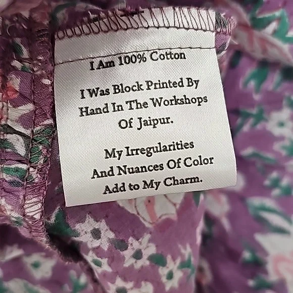 Nwot Mille Resort & Travel Lavender June Floral Longsleeve Ruffled Midi Dress - Picture 14 of 15